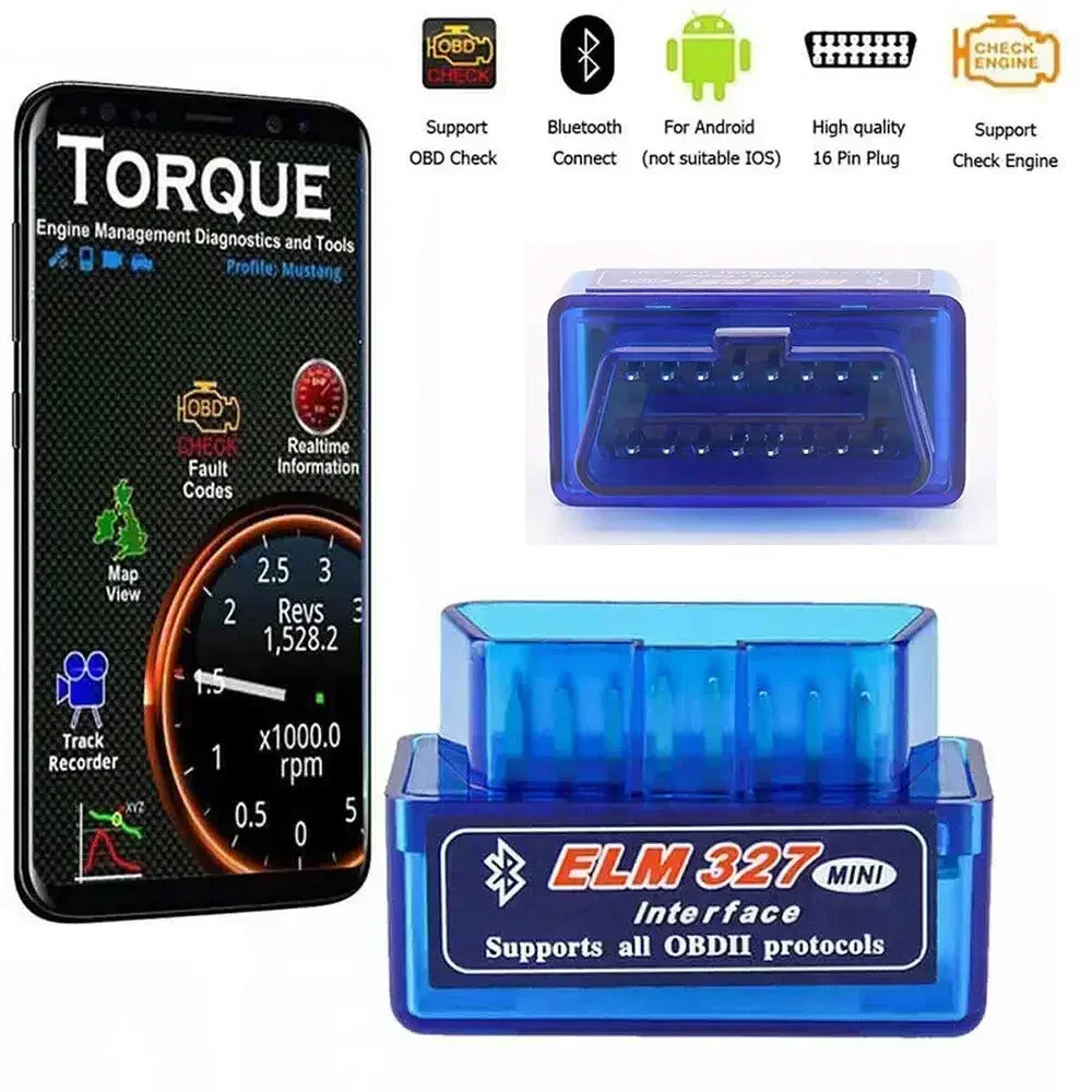 Embroidery I2 - OBD 2 ELM327 Detektor samochodowy Interfejs