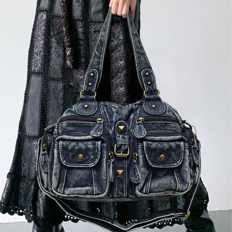 Embroidery Class - Modna torba typu tote z denimu