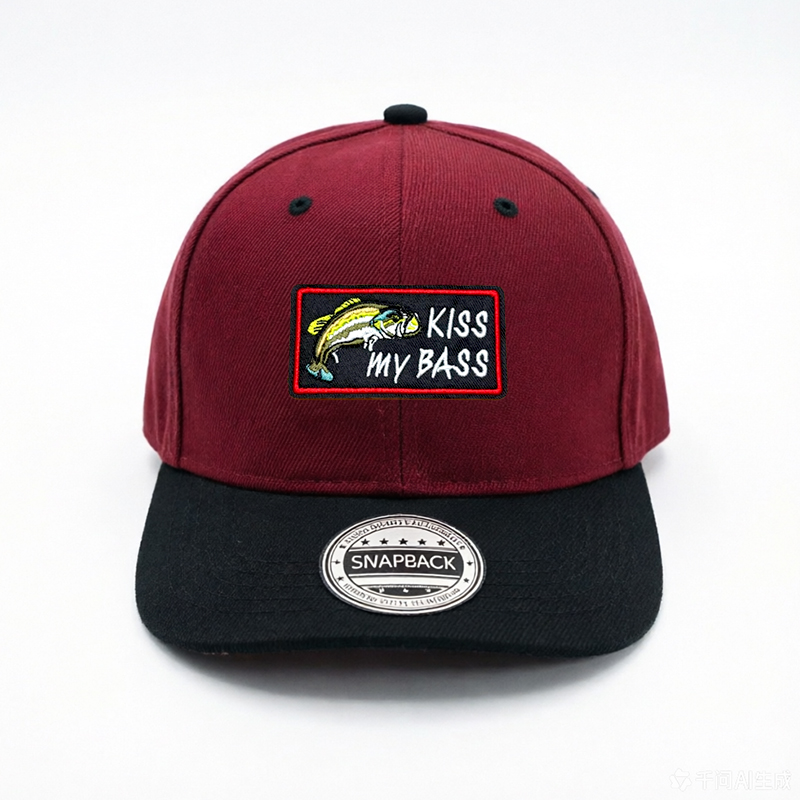 Embroidery Kiss - Nowa Unisexowa Czapka z Daszkiem Kiss