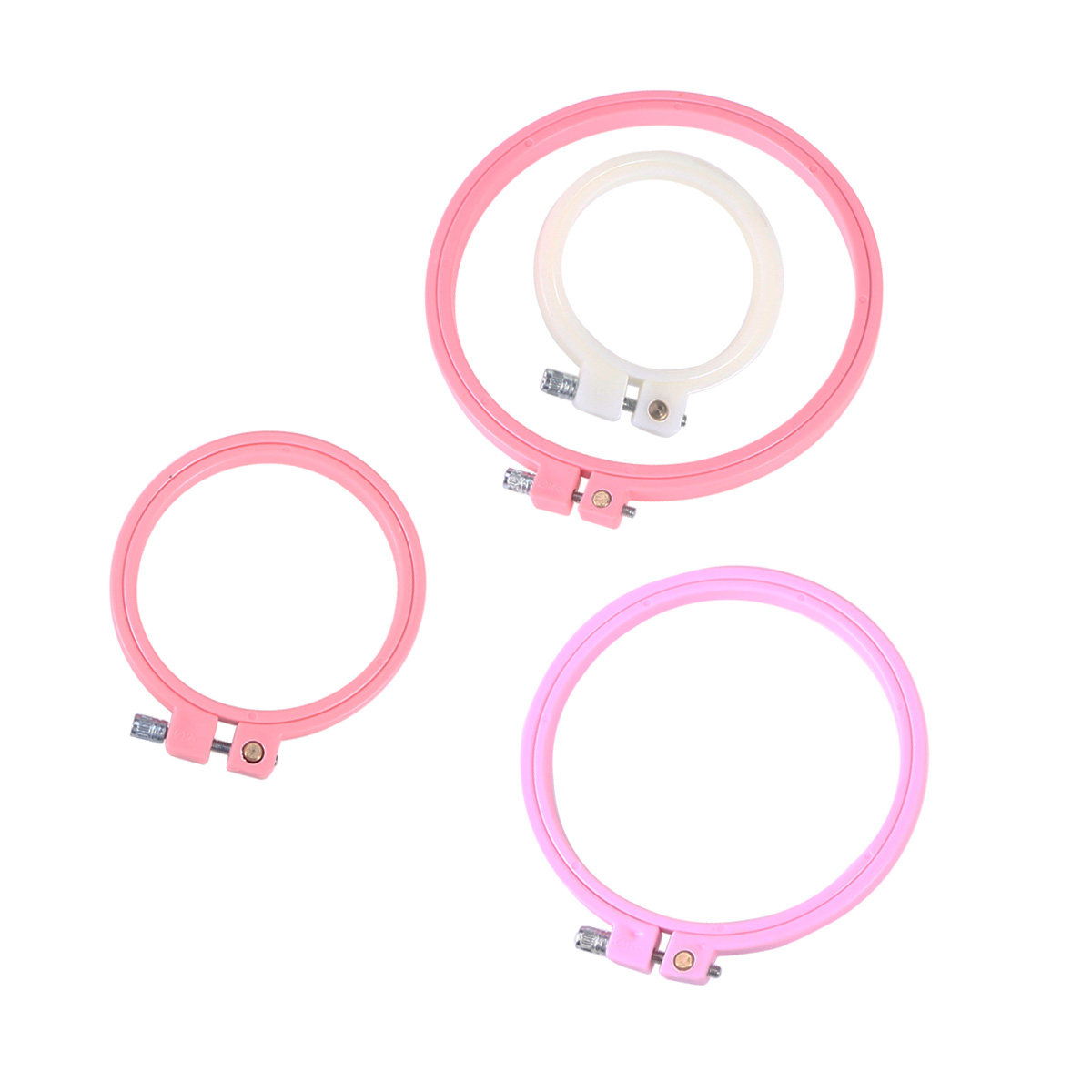 Embroidery Ring Sizes - 4 szt. Ramki do haftowania krzyżykowego,