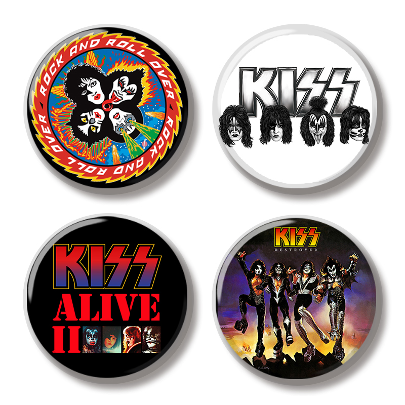 Embroidery Kiss - 44MM Rock Band Kiss Album CD
