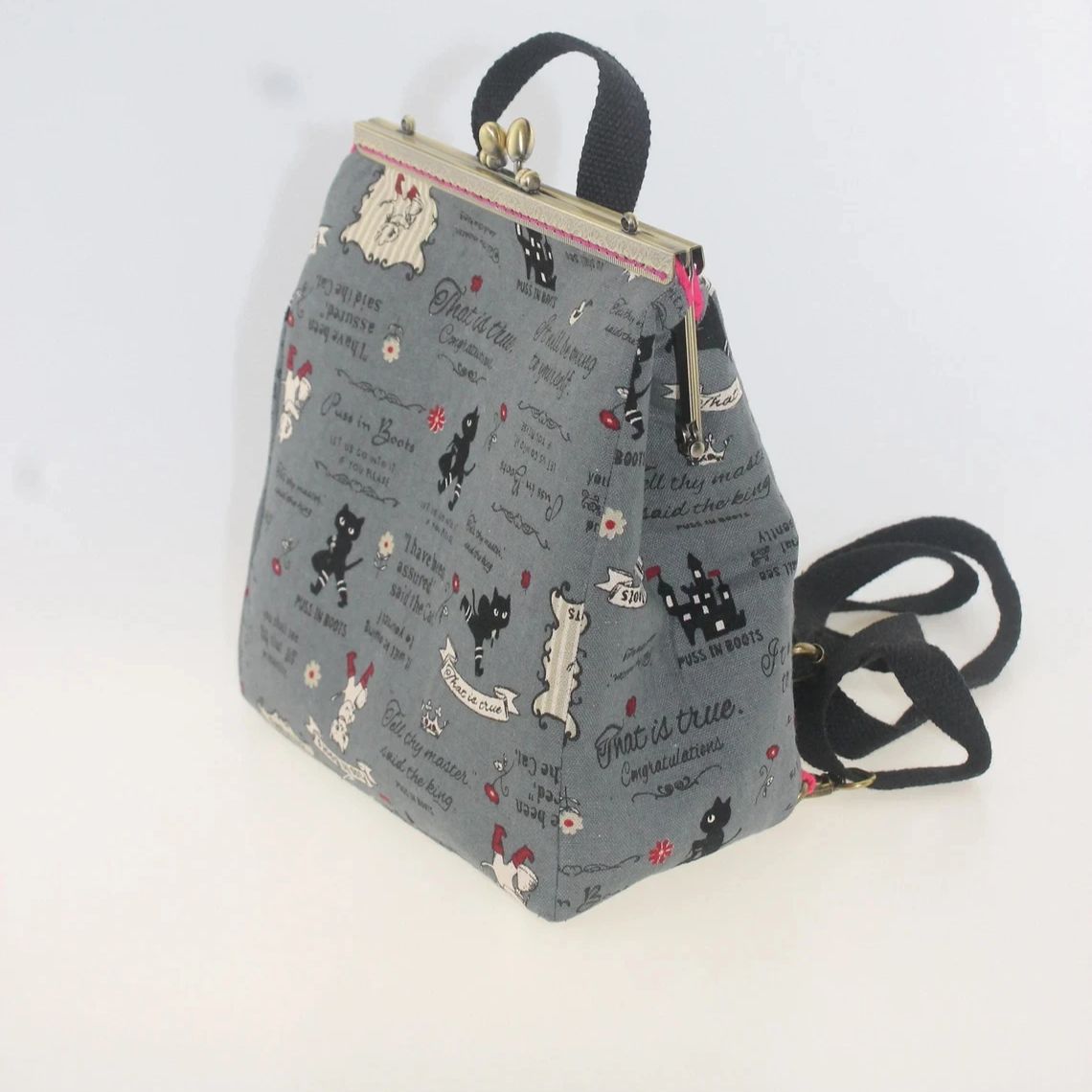 Embroidery Kiss - Zgubiony w stylu vintage Duży Plecak/Koszyk