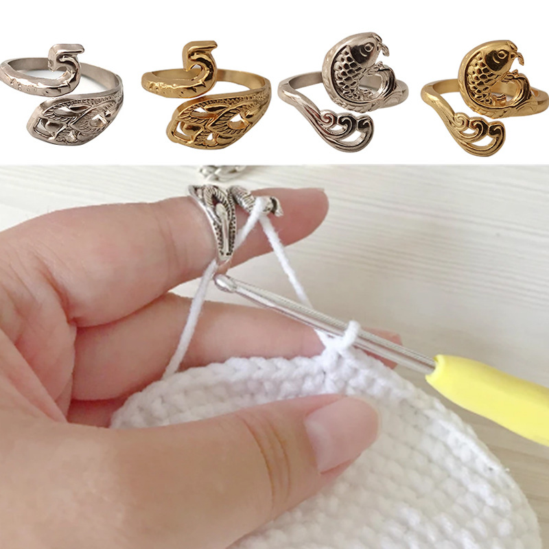 Embroidery Fish - Pierścień Pętla dziewiarska Narzędzie do szydełkowania