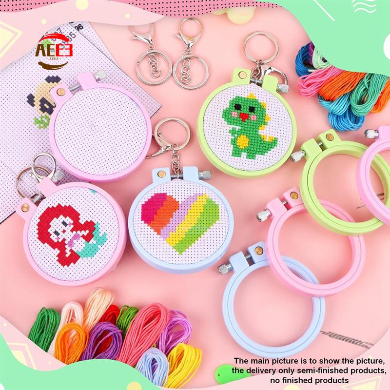 Embroidery For Beginners - AEE3-6Pcs Zestawy do haftu krzyżykowego dla