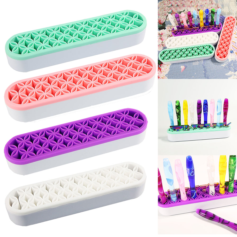 Embroidery Needle Pen - Wielofunkcyjne organizery na biurko Silikonowe pudełko