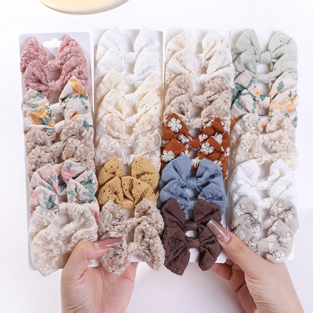 Embroidery Gift Ideas - 10 sztuk/zestaw modne kokardki spinki do