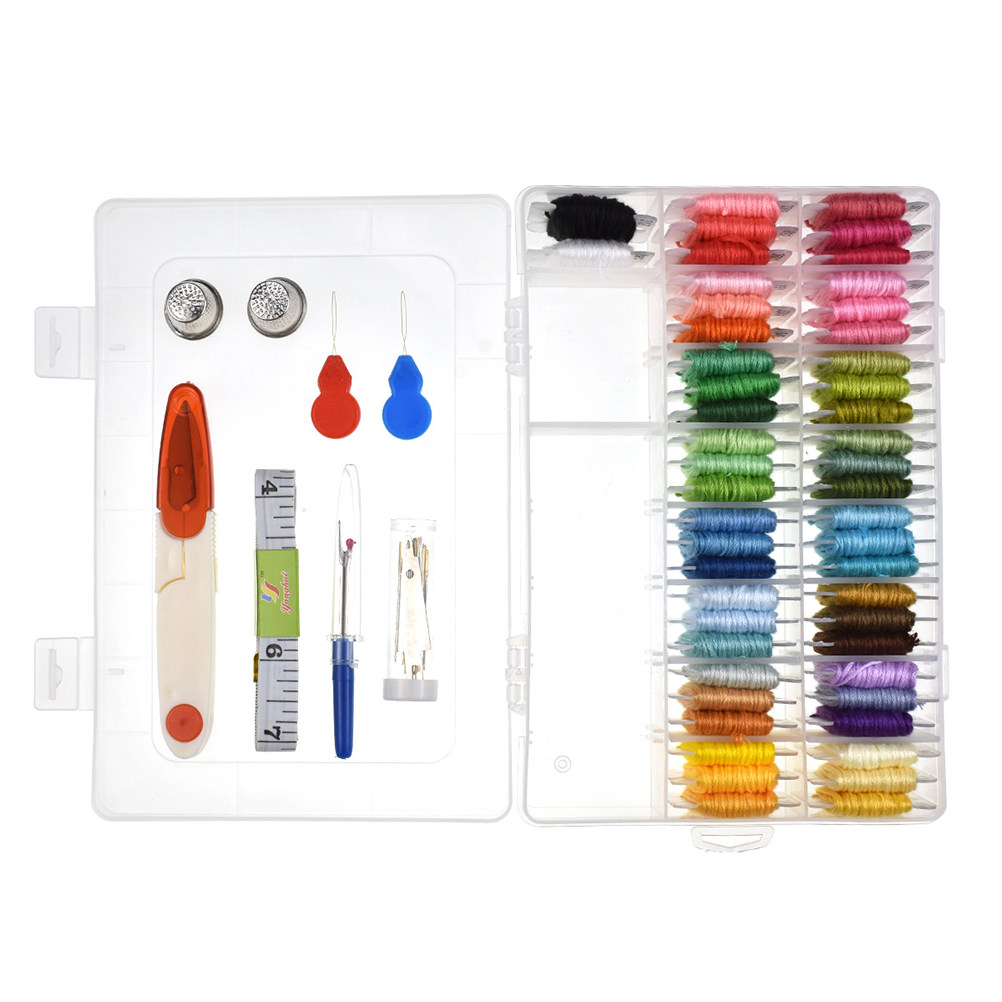 Embroidery For Beginners - 50 Zestawów do haftowania z wzorami