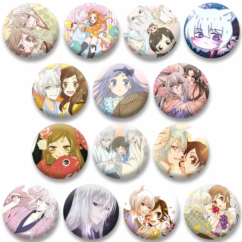 Embroidery Kiss - Anime Kamisama Kiss Przypinki Guzikowe Śliczne
