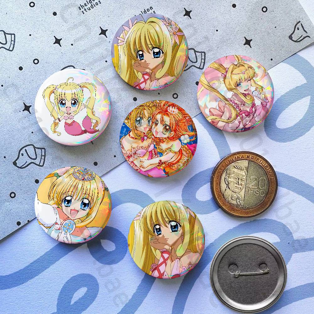Embroidery Fish - Przypinki M-Mermaid Melody Pichi Pitch 25mm