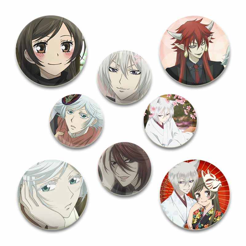 Embroidery Kiss - 32/44/58mm Anime Kamisama Kiss okrągłe szpilki