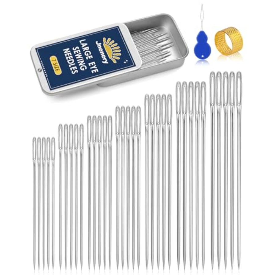 Embroidery Needles - Igły do szycia z dużym oczkiem,