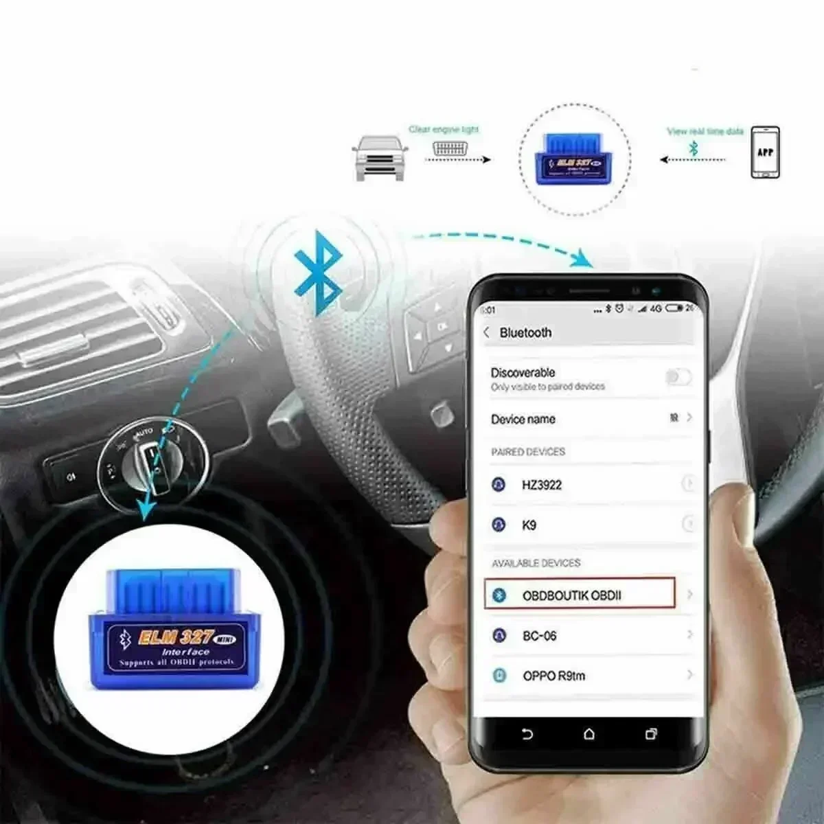 OBD 2 ELM327 Detektor samochod – Embroidery I2 recenzja i cena