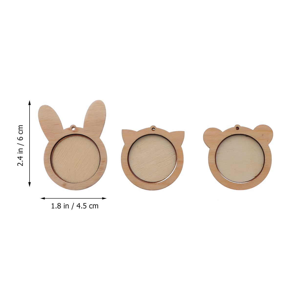 3 szt. Mini Drewniane Tamborki – Embroidery Hoop Plastic recenzja i cena