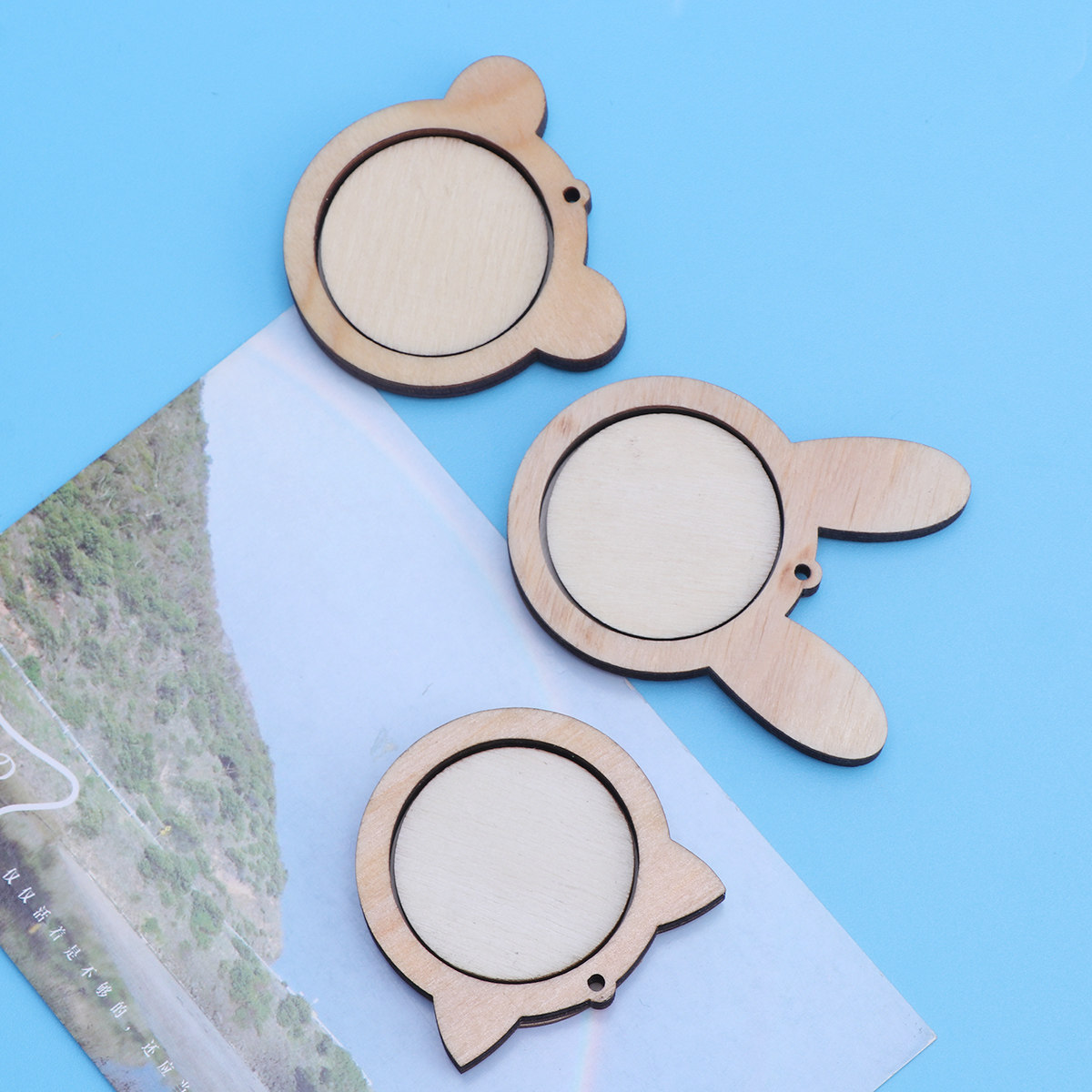 3 szt. Mini Drewniane Tamborki – Embroidery Hoop Plastic recenzja i cena