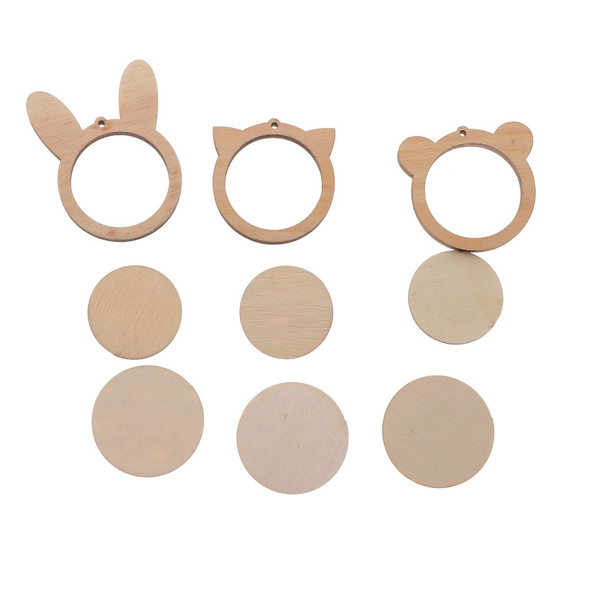 3 szt. Mini Drewniane Tamborki – Embroidery Hoop Plastic recenzja i cena