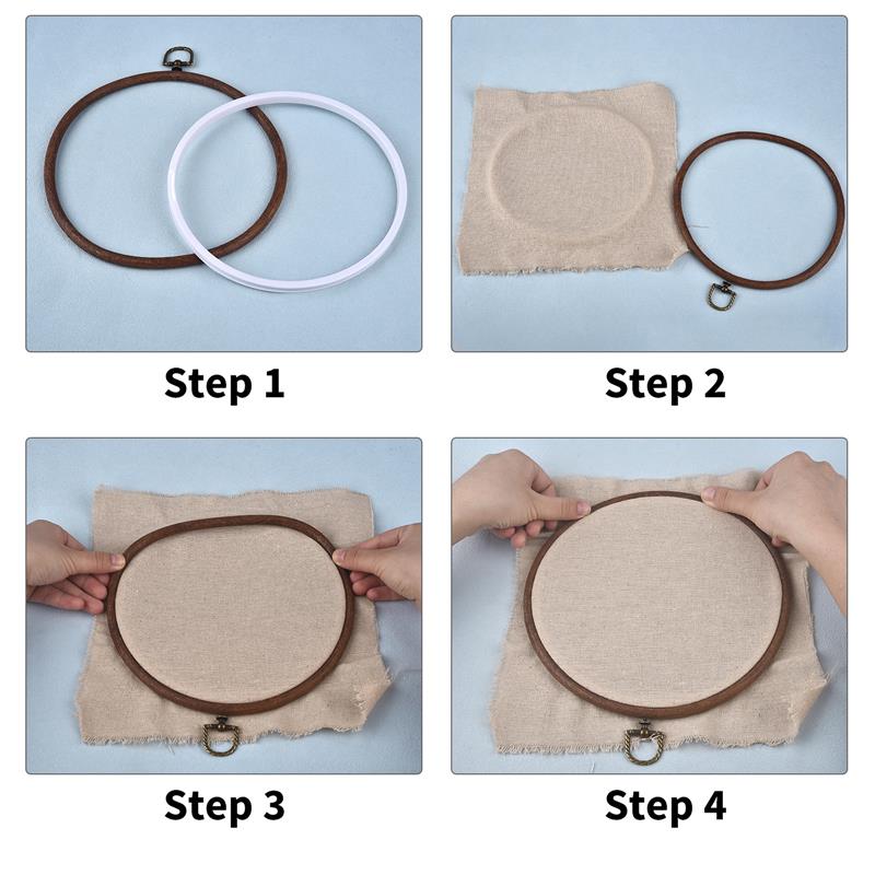 Okrągłe owalne drewniane kolor – Embroidery Hoop Plastic recenzja i cena