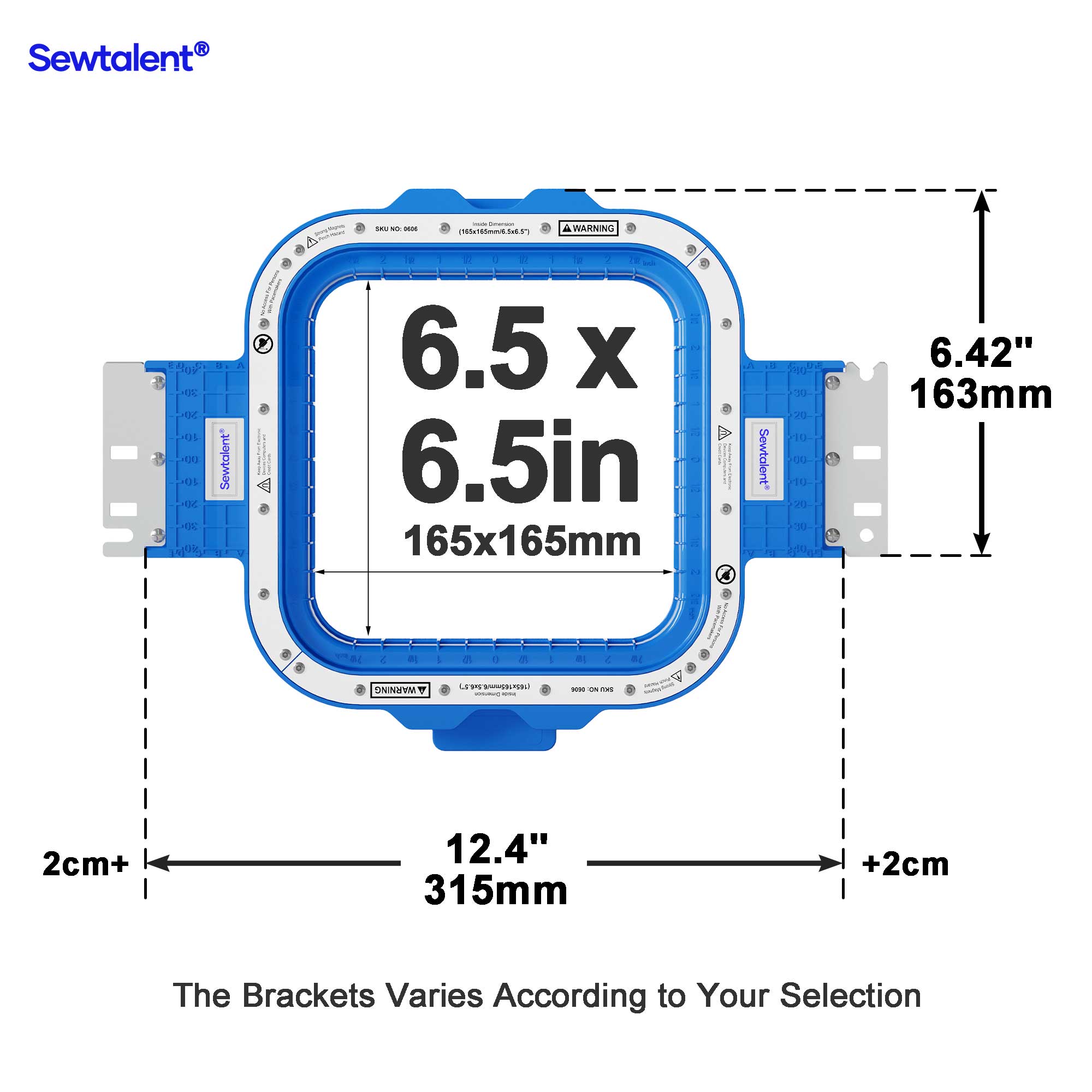 Magnetyczne obręcze do haftu S – Embroidery Hoop Plastic recenzja i cena