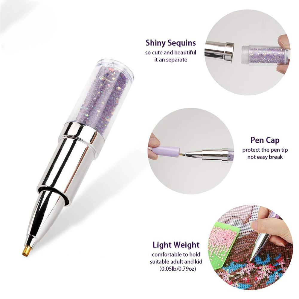 Kształt szminki diamentowy dłu – Embroidery Needle Pen recenzja i cena