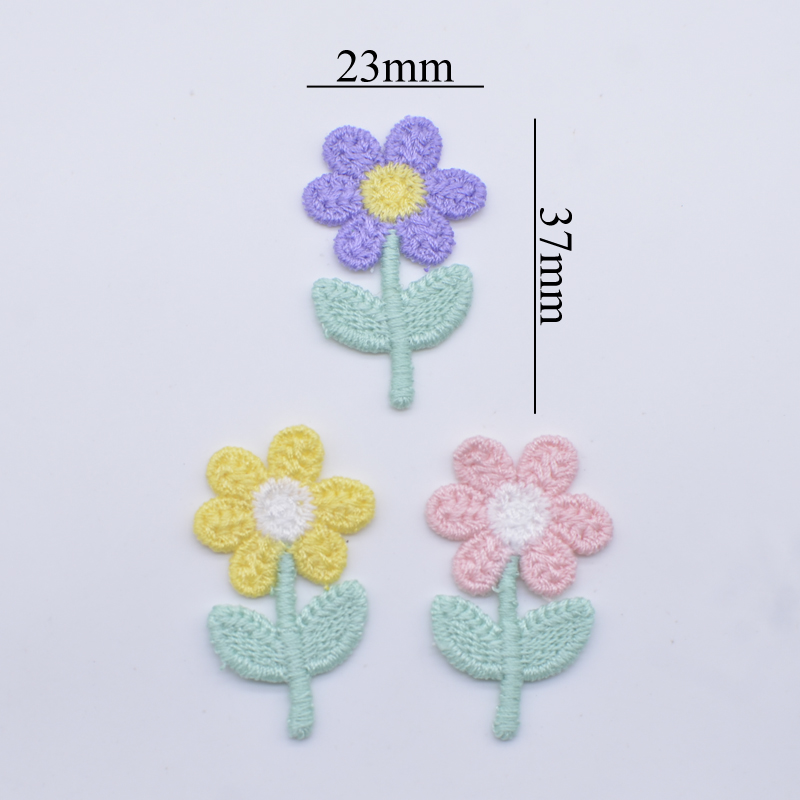 20 szt. 23*37mm haftowany kwia – Embroidery Letter M recenzja i cena