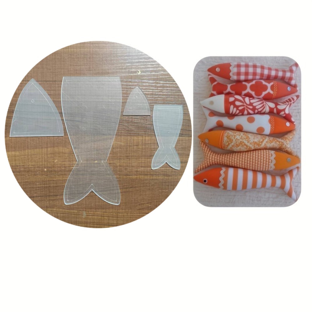 Szablon do patchworku z motywe – Embroidery Fish recenzja i cena