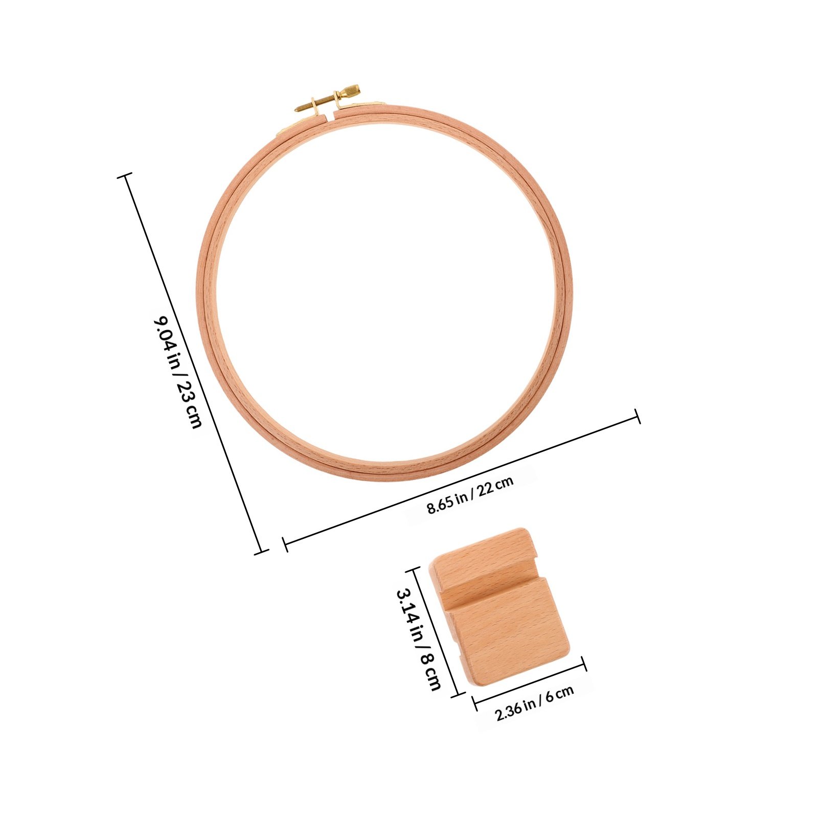 1 zestaw rzemieślniczych drewn – Embroidery Hoop Plastic recenzja i cena
