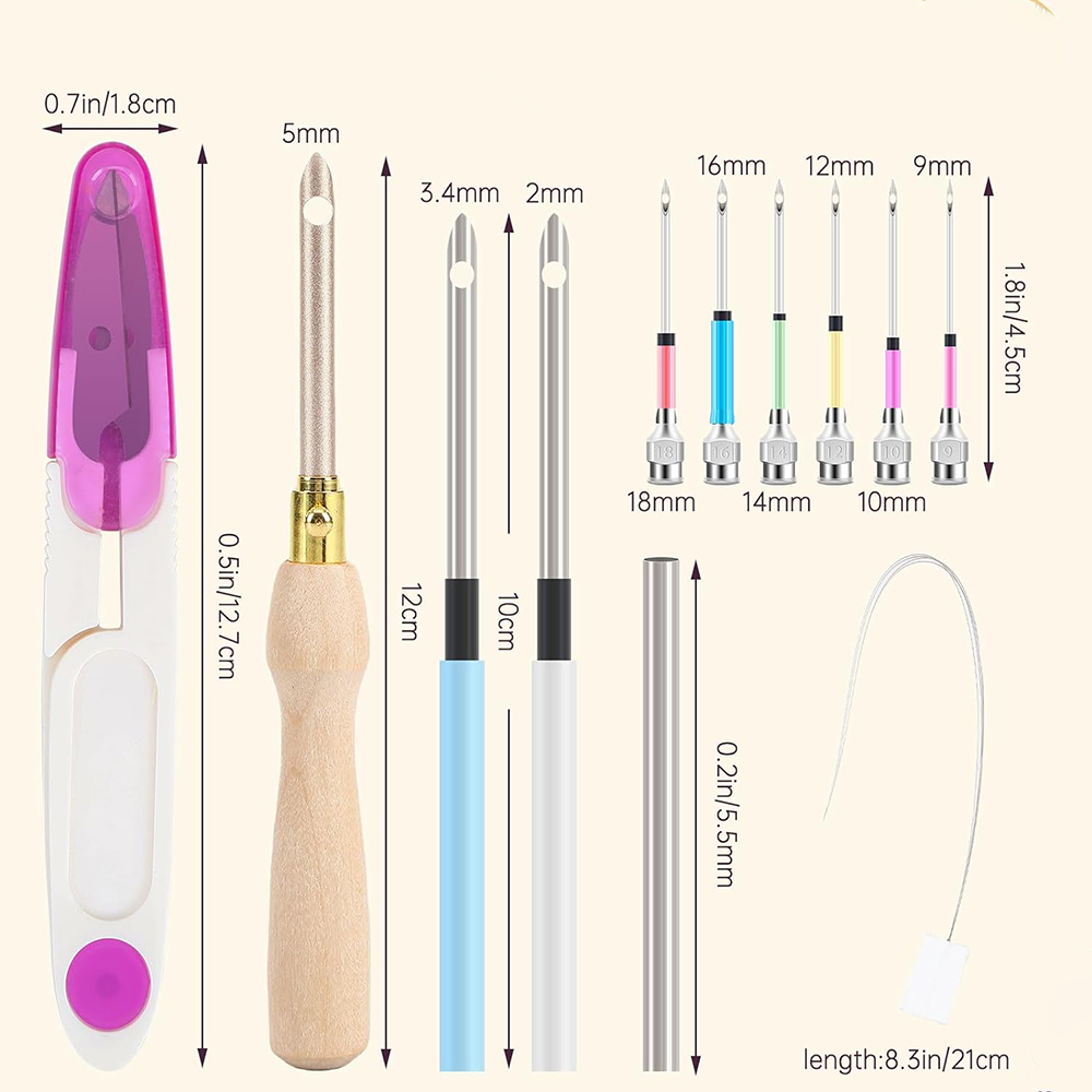 13 szt. Zestaw Punch Needle re – Punch Needle Handle recenzja i cena