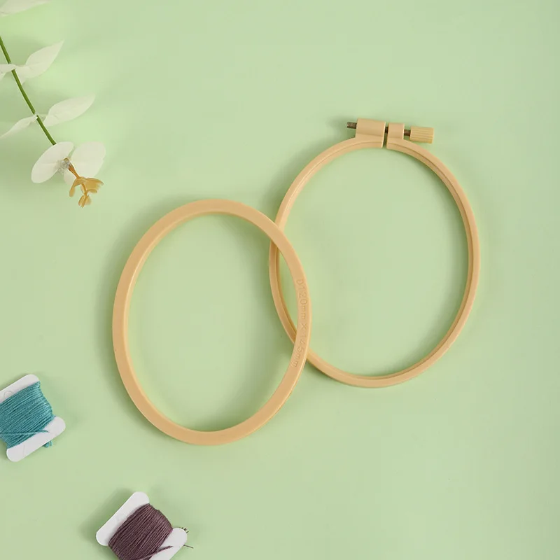 1 szt. DIY Rama do haftu krzyż – Embroidery Hoop Plastic recenzja i cena