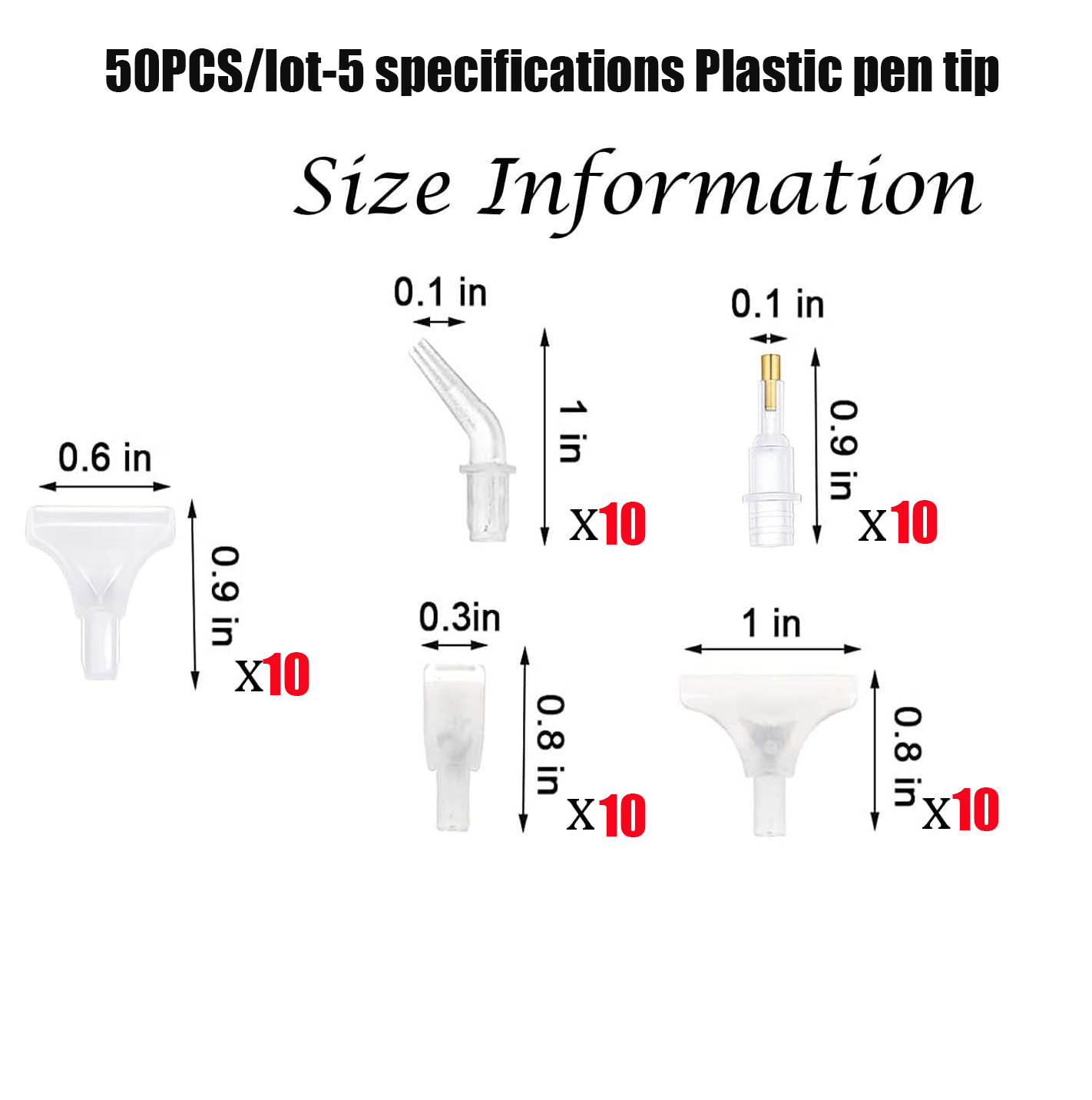 50 szt. Końcówek do pisaka do  – Embroidery Needle Pen recenzja i cena