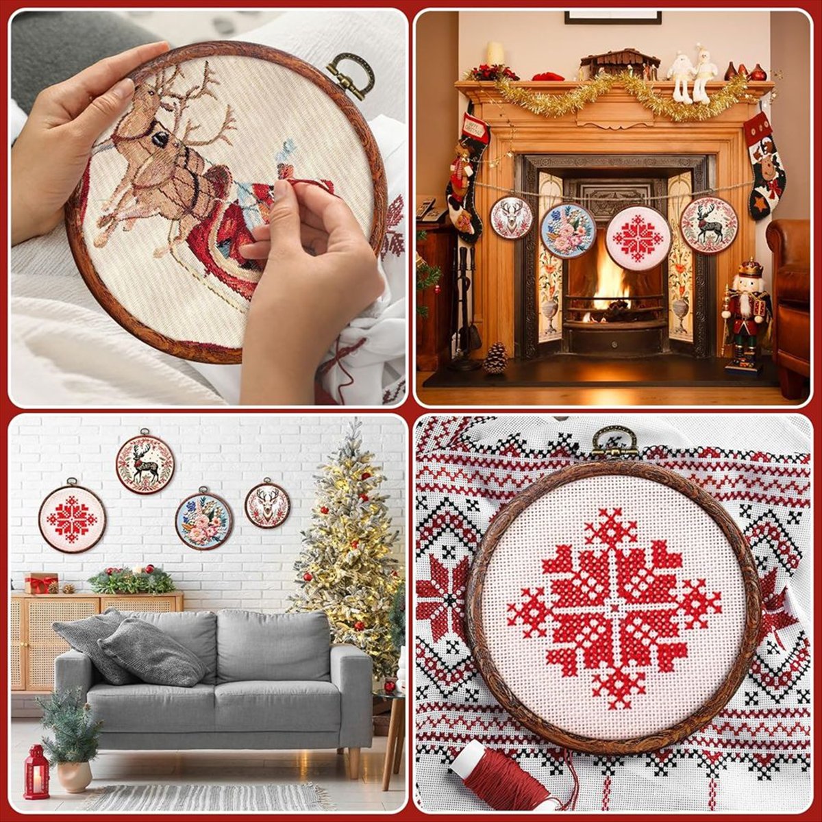 Obręcze do haftowania okrągłe, – Embroidery Ring Sizes recenzja i cena
