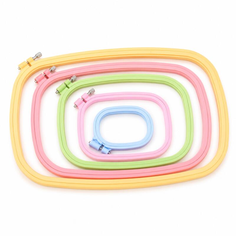 1/2 szt. Plastikowe kwadratowe – Embroidery Ring Sizes recenzja i cena
