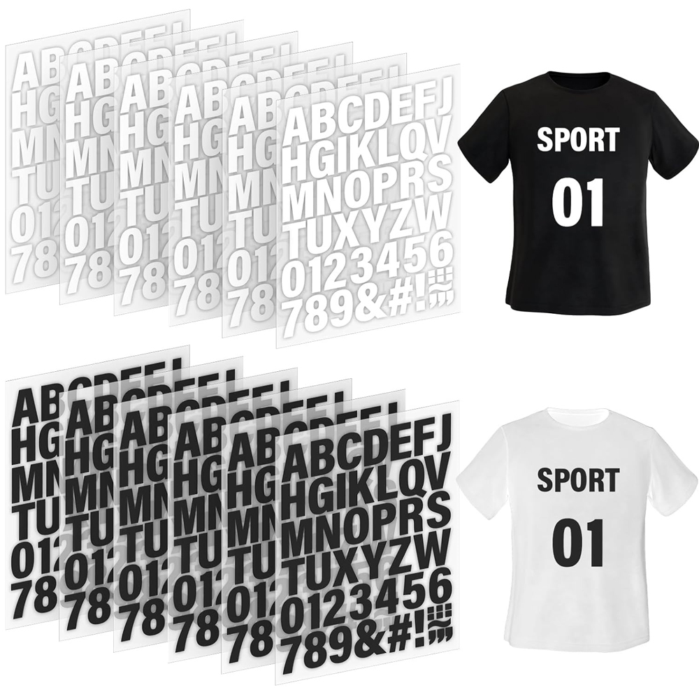 4 arkusze naprasowanych liter  – Embroidery Letter M recenzja i cena