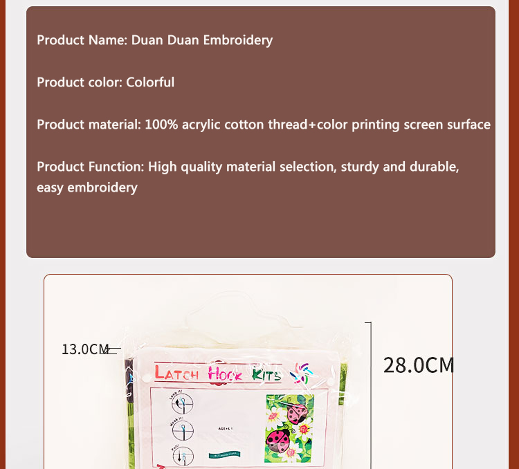 Zestaw do haftu metodą latch h – Embroidery Kiss recenzja i cena