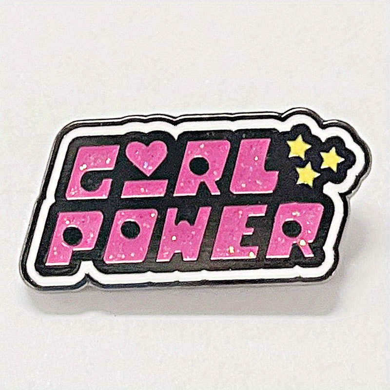 Różowa „GIRL POWER” ze stopu f – Embroidery Letter M recenzja i cena
