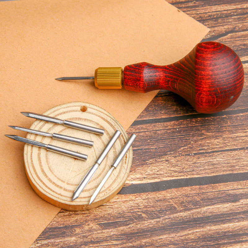 1 zestaw DIY skórzany dziurkac – Punch Needle Handle recenzja i cena