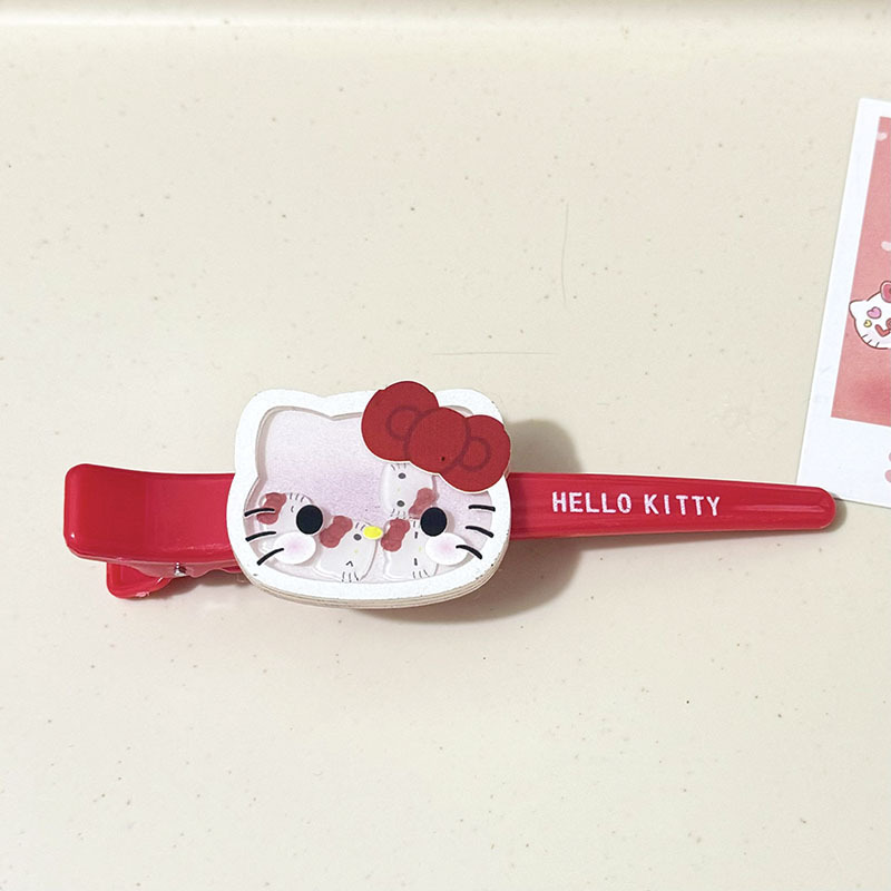 Klips do włosów Hello Kitty, o – Embroidery Red recenzja i cena