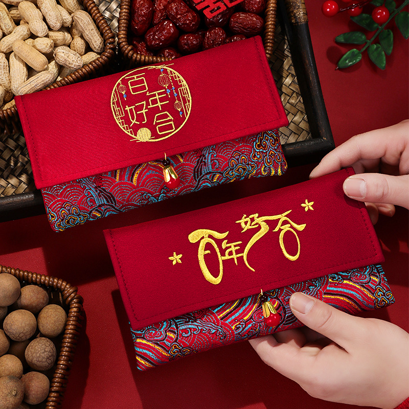 1 szt. Brokatowa haftowana tka – Embroidery Red recenzja i cena