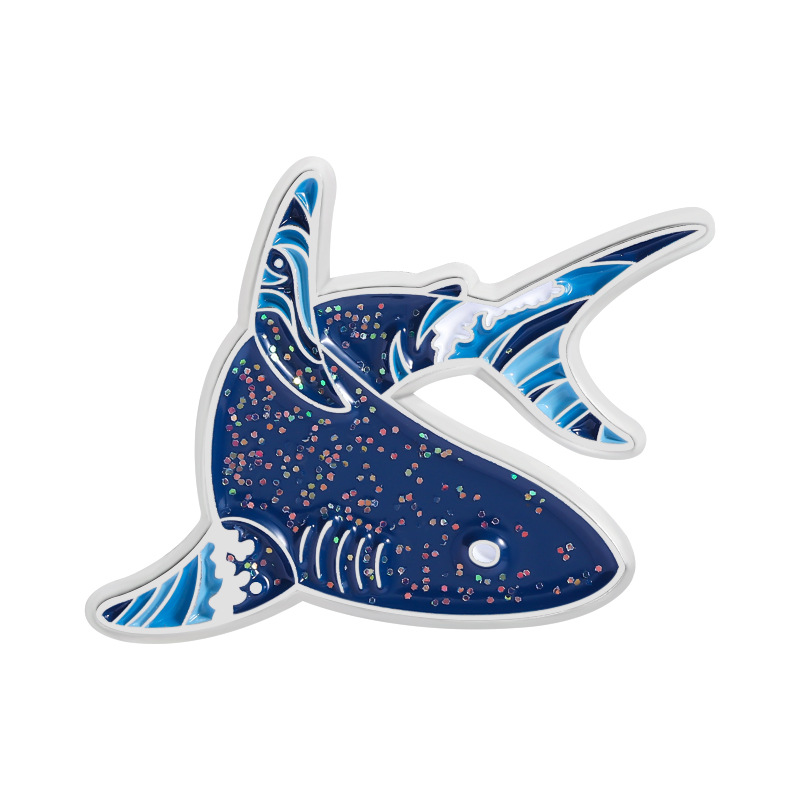 Emaliowane przypinki z motywam – Embroidery Fish recenzja i cena