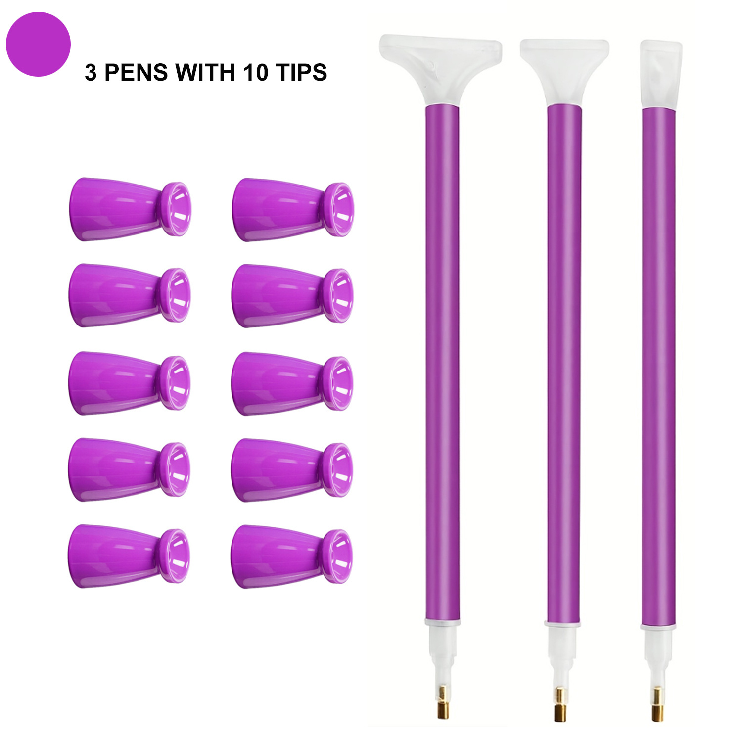 10 Silikonowych Końcówek i 3 P – Embroidery Needle Pen recenzja i cena