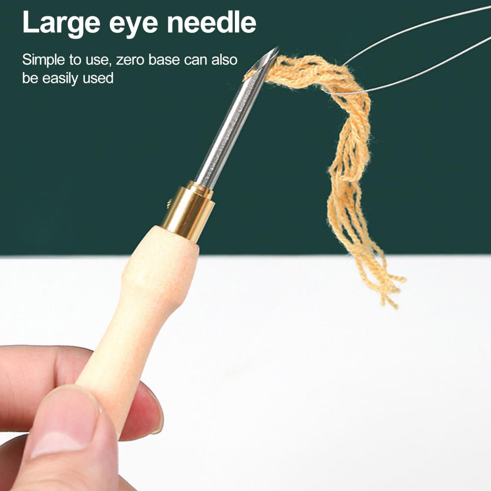Igła do haftu drewniany uchwyt – Punch Needle Handle recenzja i cena