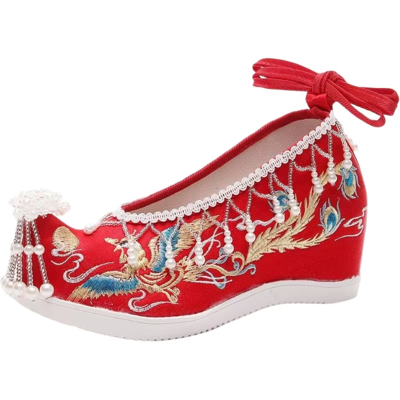 Damskie Nowe Czerwone Haftowan – Embroidery Red recenzja i cena