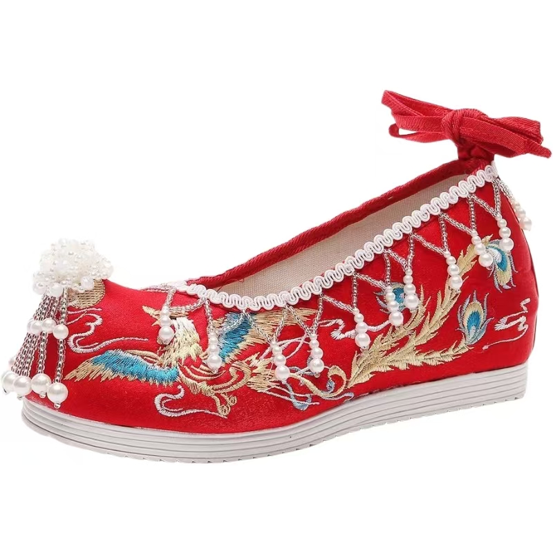 Damskie Nowe Czerwone Haftowan – Embroidery Red recenzja i cena