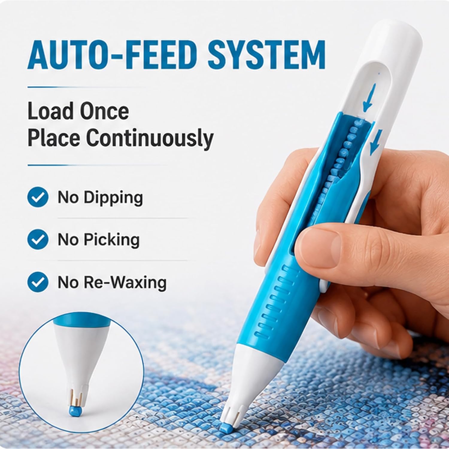 Automatyczny dozownik koralikó – Embroidery Needle Pen recenzja i cena