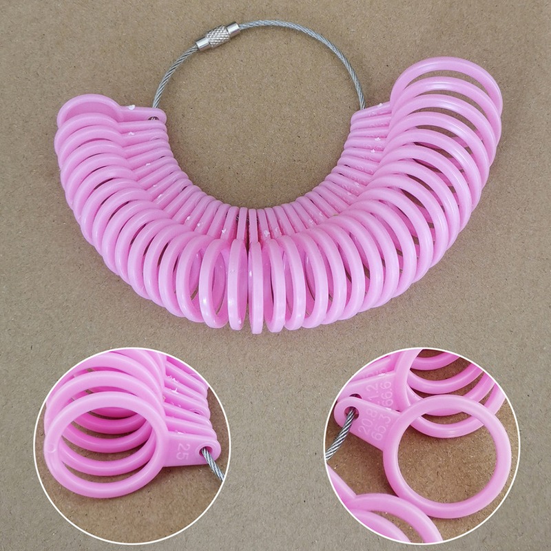 Plastikowy przyrząd do pomiaru – Embroidery Ring Sizes recenzja i cena