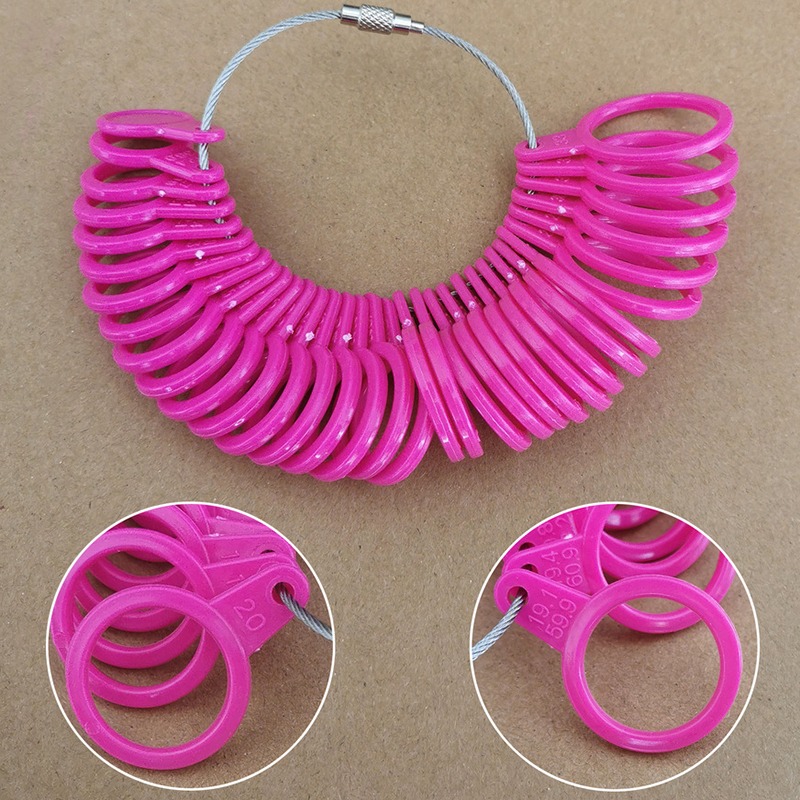 Plastikowy przyrząd do pomiaru – Embroidery Ring Sizes recenzja i cena