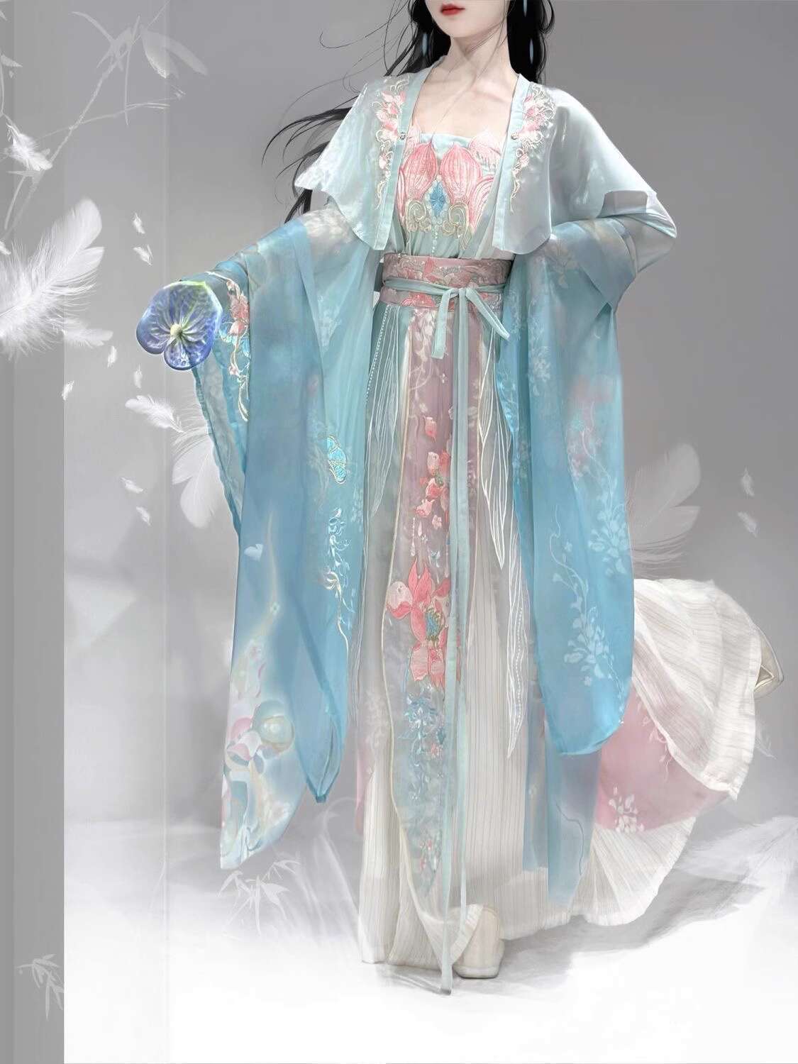 Nowy Hanfu Wei Jinfeng Ciężki  – Embroidery In The Piece recenzja i cena