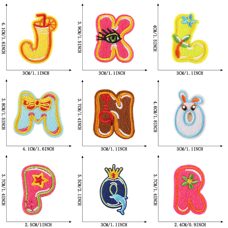 26 sztuk/zestawy luzem list ła – Embroidery Letter M recenzja i cena